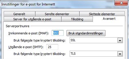 e-post avansert